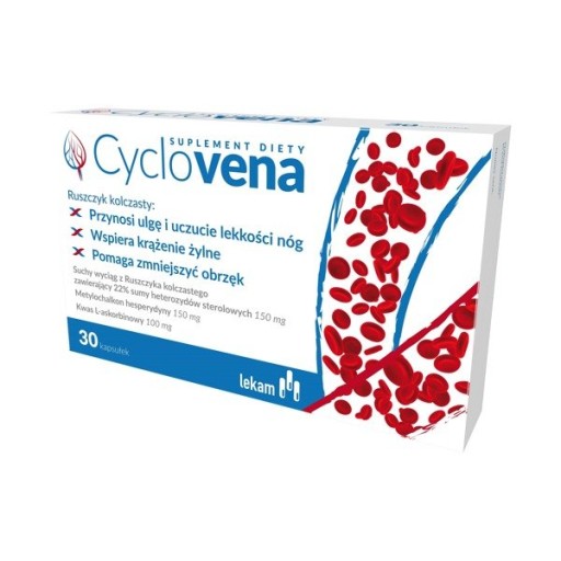 Cyclovena 60 kapsułek Ruszczyk z Hesperydyną