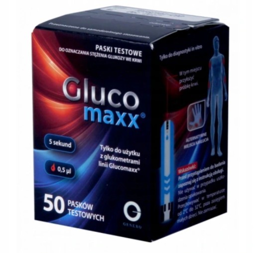 Paski testowe Genexo Glucomaxx 50 sztuk