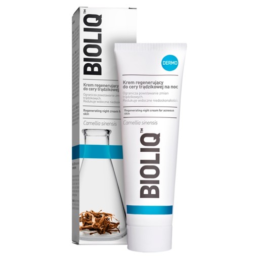 BIOLIQ Dermo Krem regenerujący na noc cera trądzikowa 50 ml