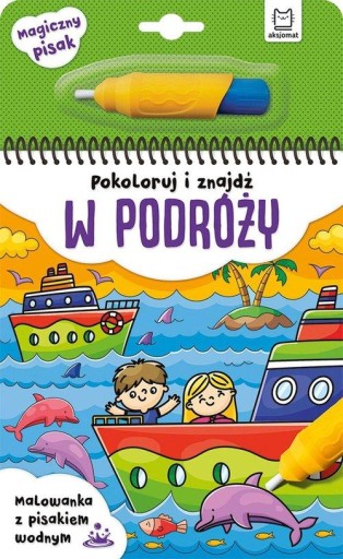 POKOLORUJ I ZNAJDŹ. W PODRÓŻY. MALOWANKA