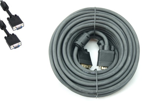 KABEL Przewód VGA 15m D-Sub M/M SVGA XGA