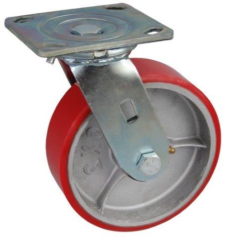 Koła Kółka skrętne 200 mm 500 kg żeliwo 62ZPD