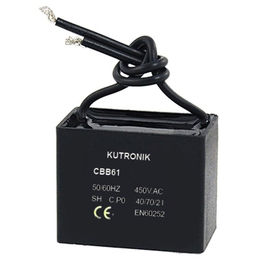 Kondensator rozruchowy silnikowy 11uF/450VAC CBB61