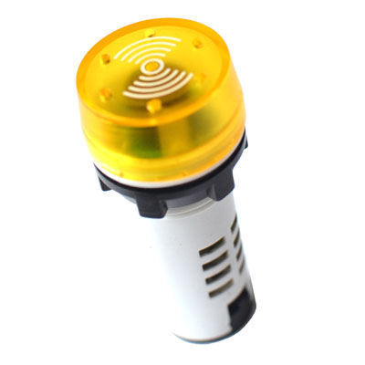 Kontrolka LED z buzerem żółta 230V - AD26B-22MJ