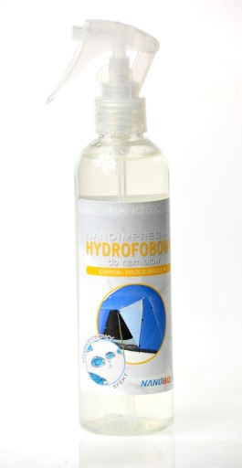 Nano IMPREGNAT namiotów plecaków tkanin 250ml