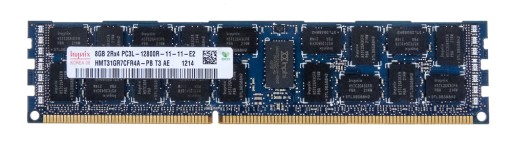 8GB 2Rx4 PC3L-12800R DDR3-1333MHZ ECC REG