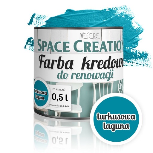 Farba kredowa 0,5l. farby kredowe Space Creation