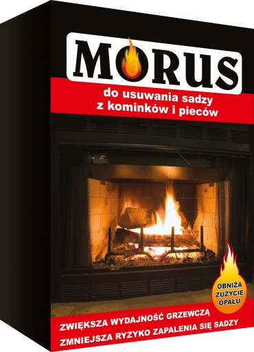 Proszek do usuwania sadzy z kominków 0,9kg MORUS