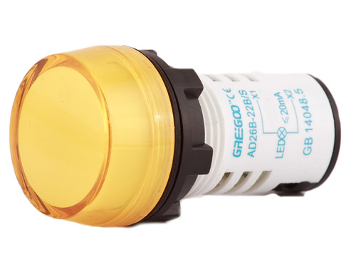 Kontrolka LED żółta 230V - AD26-22BS