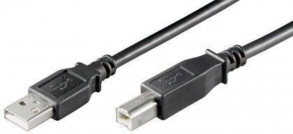 Kabel USB 2.0 Hi-Speed-Czarny, 1.8 m.