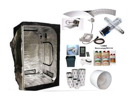 GROWBOX 90X90X200 ZESTAW HPS 400W PHILIPS