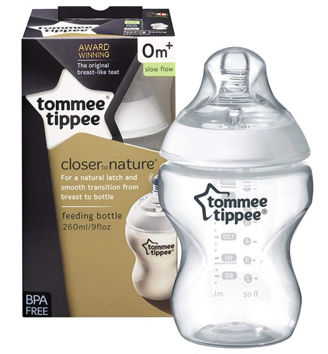 TOMMEE TIPPEE BUTELKA ANTYKOLKOWA 260 ml + SMOCZEK