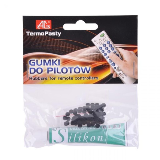 Gumki do pilotów z klejem