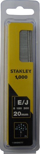 STANLEY GWOŹDZIE J 20mm DO TAKERA GWOŹDZIARKI 1tyś