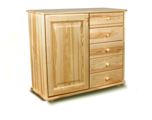 KOMODA DREWNIANA SOSNOWA 100x40x90 PRODUCENT