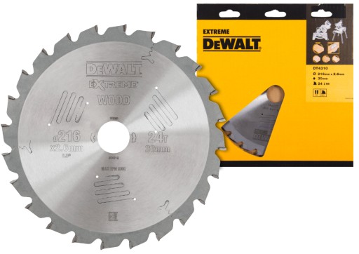 DeWalt DT4310 tarcza piła drewna MDF 216x30mm 24z