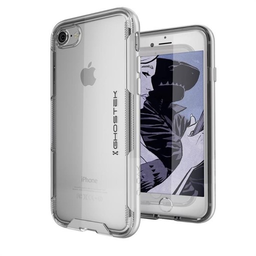 Etui GHOSTEK Cloak 3 Apple iPhone 7 8 SREBRNE