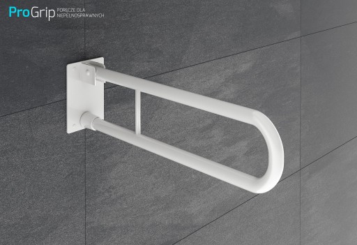 Poręcz uchwyt łazienkowy WC toaleta uchylny 70 cm