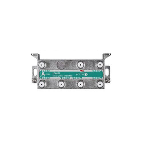 Rozgałęźnik DVB-T DVB-C 5-1218 MHz LIV 6U Polytron