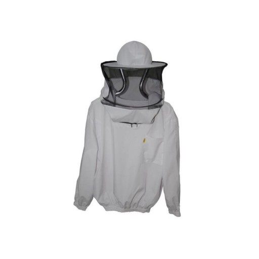 Bluza pszczelarska z kapeluszem tkanina koszulowa rozmiar XXXXL