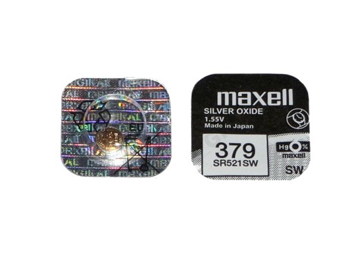 Bateria V379 Maxell 379 SR521SW SR63 AG0 L521