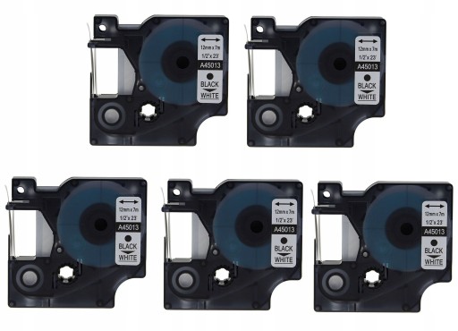 5x Zamiennik taśmy A45013 dla Dymo D1 45013