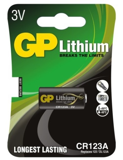 BATERIA CR123A GP