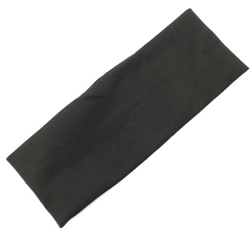 OPASKA DO WŁOSÓW CZARNA LYCRA 6,5 CM