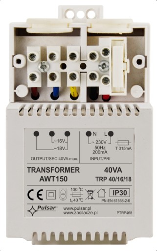 TRANSFORMATOR AWT150 PULSAR DO CENTRAL PERFECTA ,VERSA SATEL TR 40