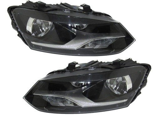 KOMPLET REFLEKTORÓW VW POLO 6R 2009-2017 H7+H7
