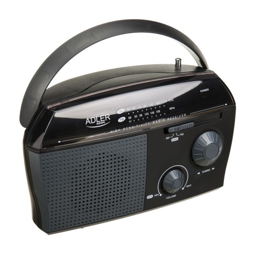 RADIO PRZENOŚNE SIECIOWE BATERIA ADLER 1119 ANTENA