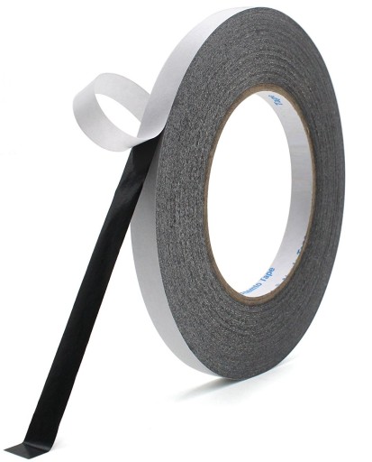 12mm/50m TAŚMA DWUSTRONNIE KLEJĄCA PIANKOWA CZARNA