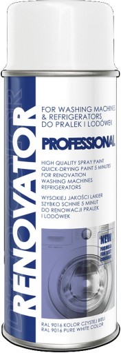 B-S SPRAY FARBA PRALEK LODÓWEK AGD RENOVATOR BIAŁA