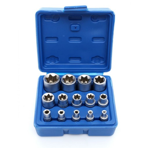 ZESTAW NASADEK TORX WEWNETRZNY E4 E24 14SZT TORXY