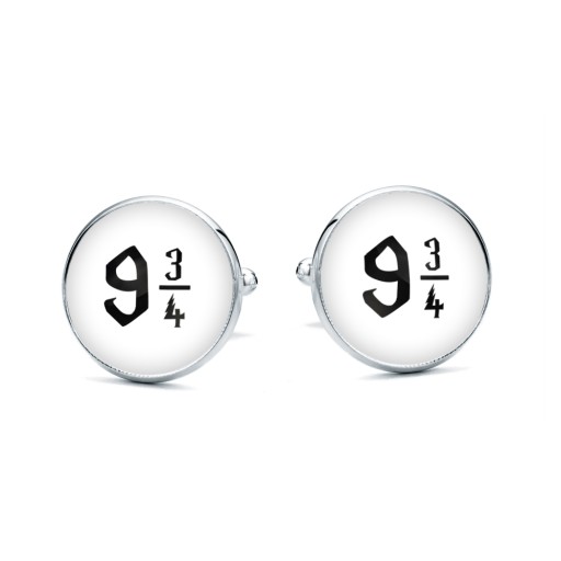 Spinki do mankietów Peron 9 i 3/4 Harry Potter