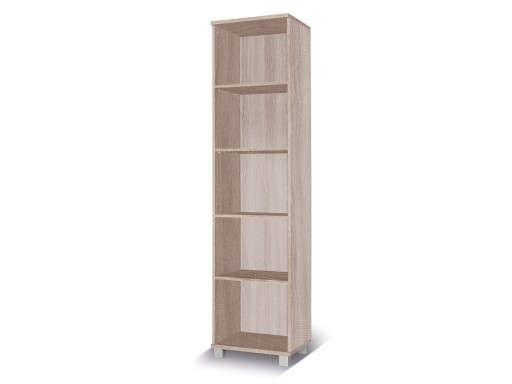MS12 REGAŁ BIBLIOTECZKA DĄB SONOMA 50 cm witryna