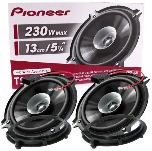 PIONEER GŁOŚNIKI AUDI A4 B5 DRZWI PRZÓD DYSTANSE