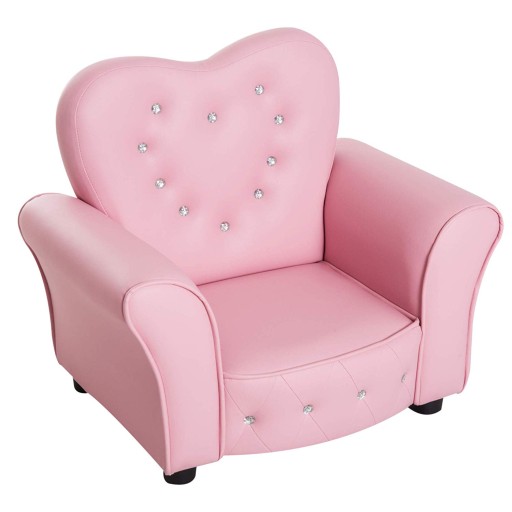 FOTEL SOFA MINISOFA DLA DZIECI różowa HOMCOM