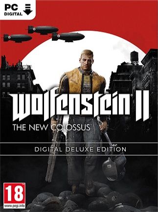 WOLFENSTEIN II 2 THE NEW COLOSSUS DELUXE STEAM PL