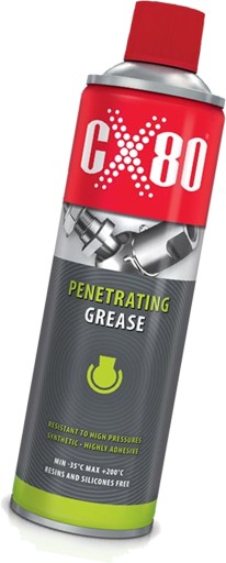 MOCNY Smar CX80 PENETRUJĄCY klar 240°C spray 500ml