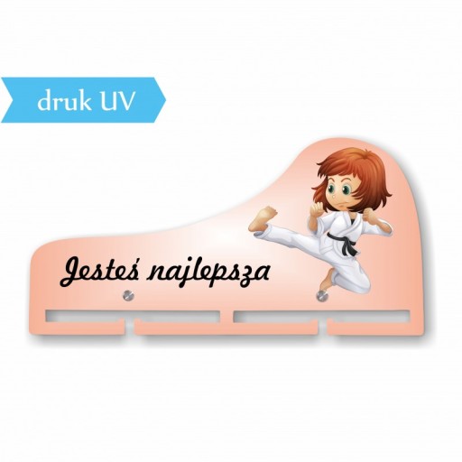 Wieszak MEDALÓWKA na medale KARATE karateka 01