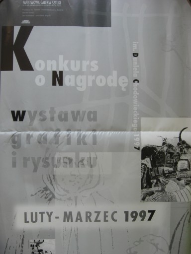 PLAKAT Wystawa Grafiki i Rysunku, Sopot 1997