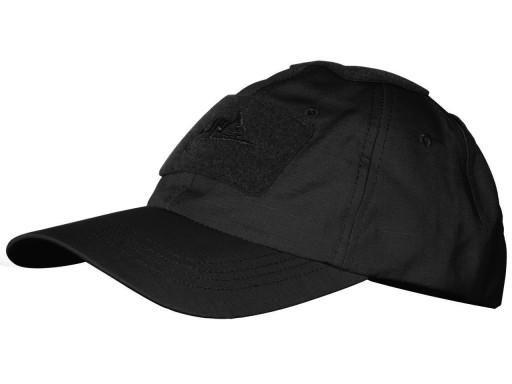 Czapka z Daszkiem HELIKON Bejsbolówka Regulowana RipStop Czarna