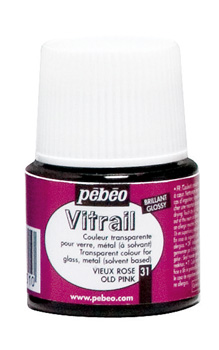 Farba Do Szkła Pebeo Vitrail Old Pink 31
