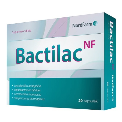 BACTILAC NF 20 kapsułek Probiotyk