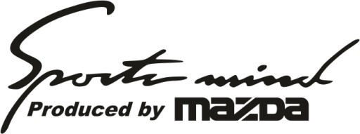 Sport Mind MAZDA - 2 naklejki - 40 x 15 cm