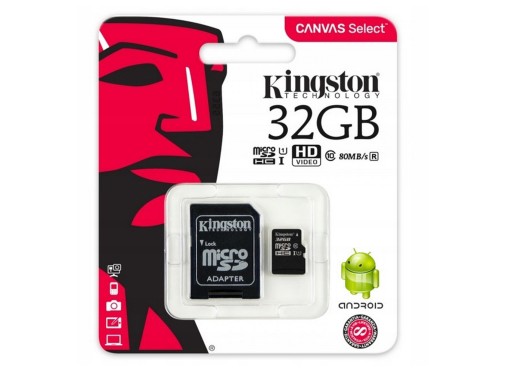 KARTA PAMIĘCI microSD 32GB KINGSTON HQ Z ADAPTEREM