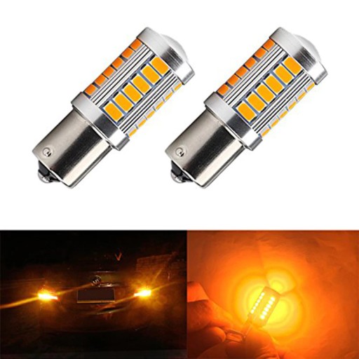 LED P21W R5W BA15S POMARAŃCZOWA KIERUNEK USA