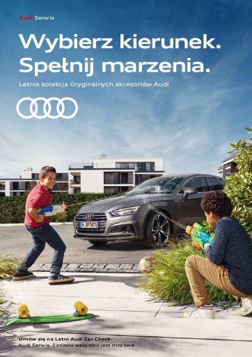 Audi Kolekcja Magazyn akcesoriów 2018 nie prospekt