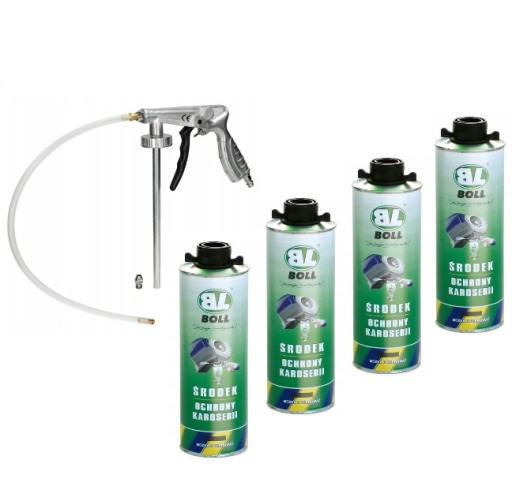 BOLL ZESTAW BARANEK PISTOLET + 4 x 1000mI CZARNY
